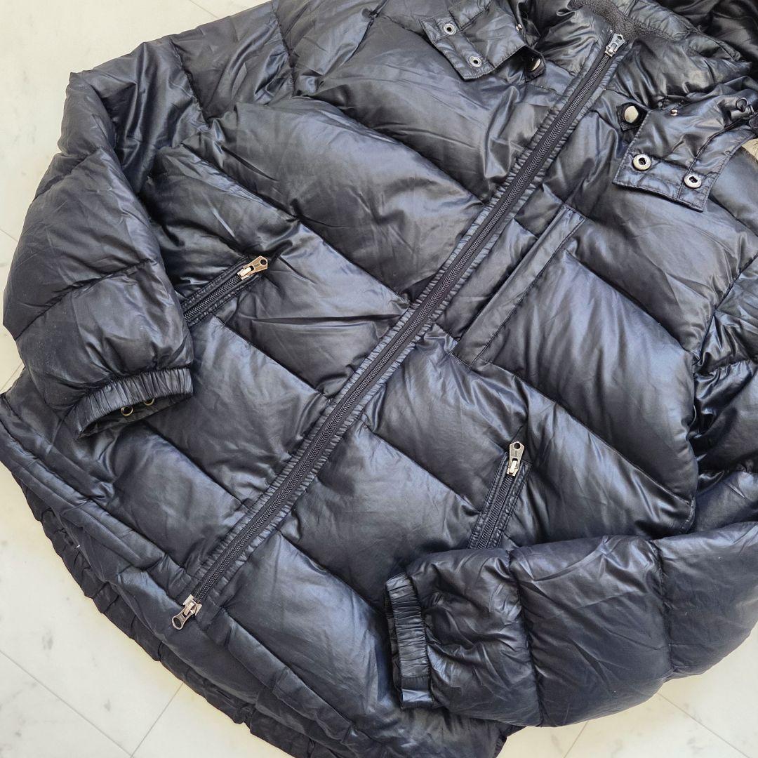 y2k archive old gap ダウンジャケット ファー 黒 短丈