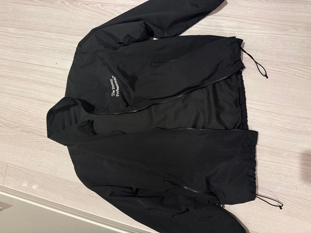 The Ennoy Professional ブラックナイロンジャケット上下