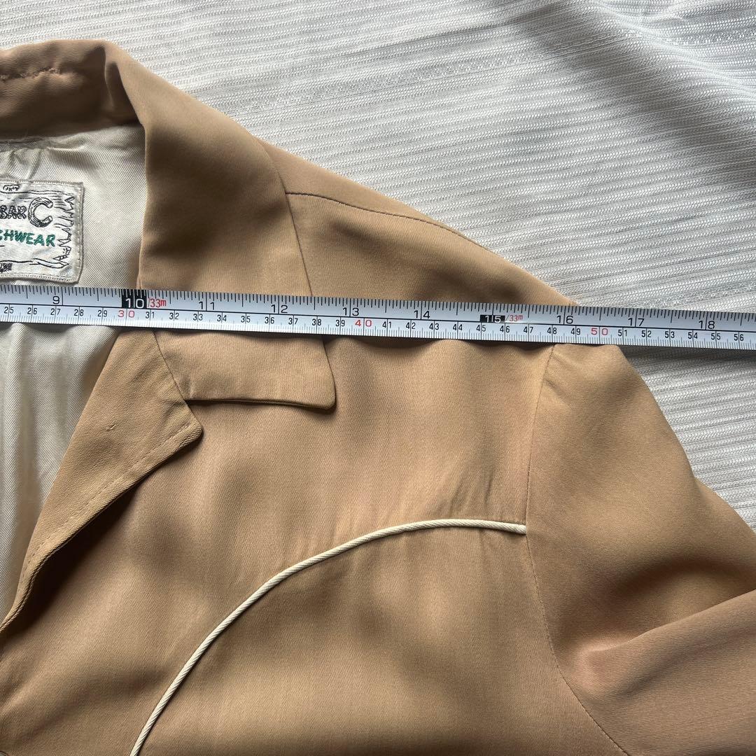 50s HBARC レーヨンギャバジャンジャケット size L〜
