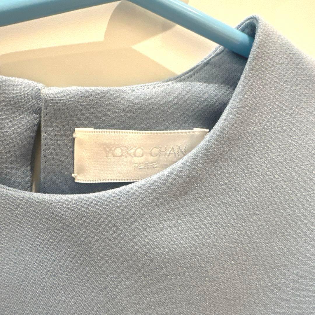 ヨーコチャンプチ　水色 ワンピース　パール付き　XS