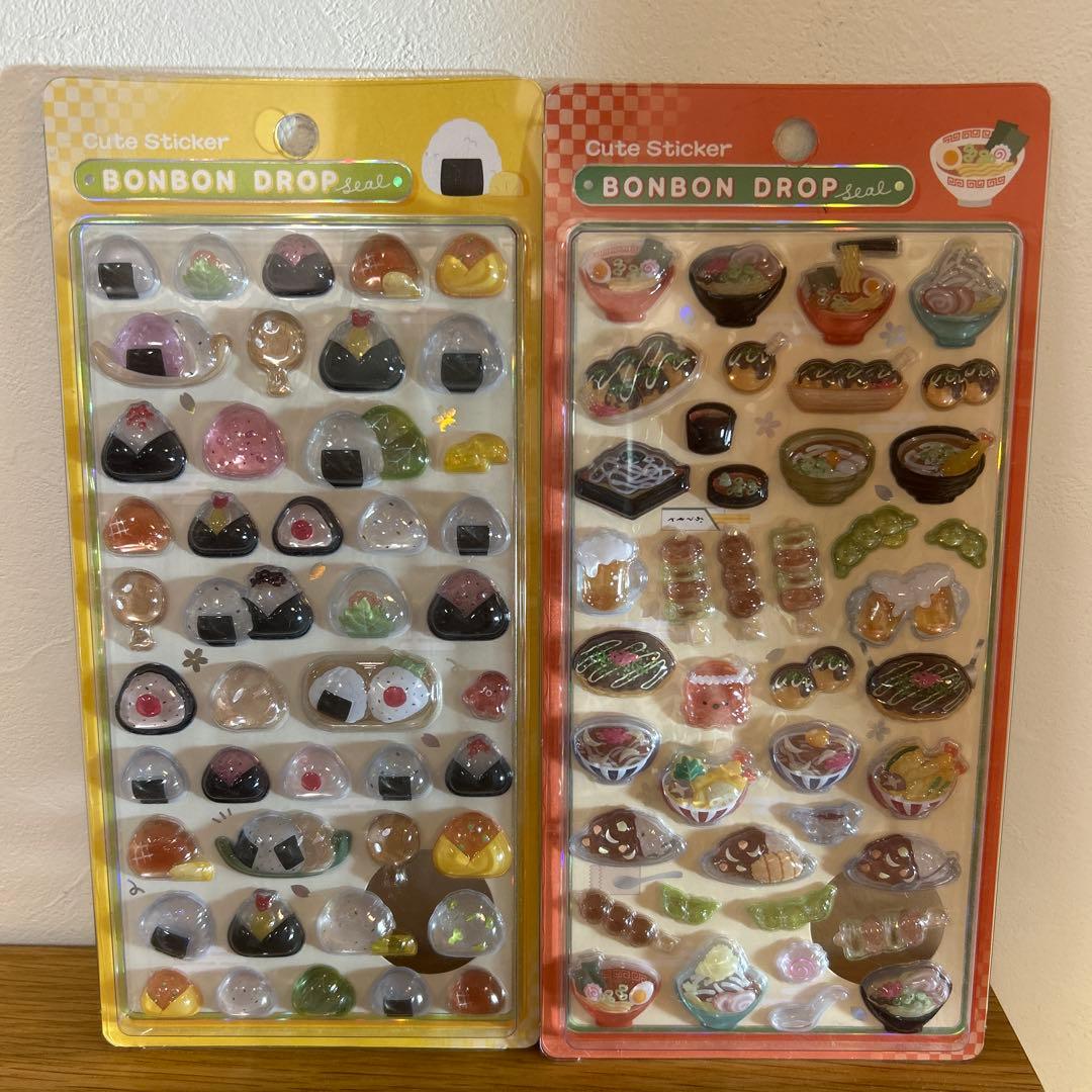 和柄　ボンボンドロップシール　7枚セット