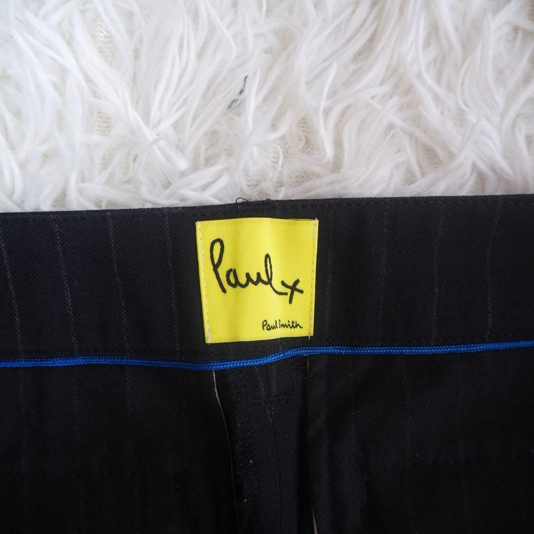 美品 ポールスミス パンツスーツセットアップ 上下 派手裏地 花柄 ストライプ