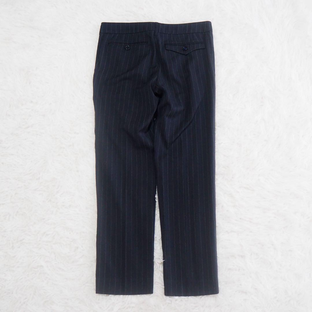 美品 ポールスミス パンツスーツセットアップ 上下 派手裏地 花柄 ストライプ