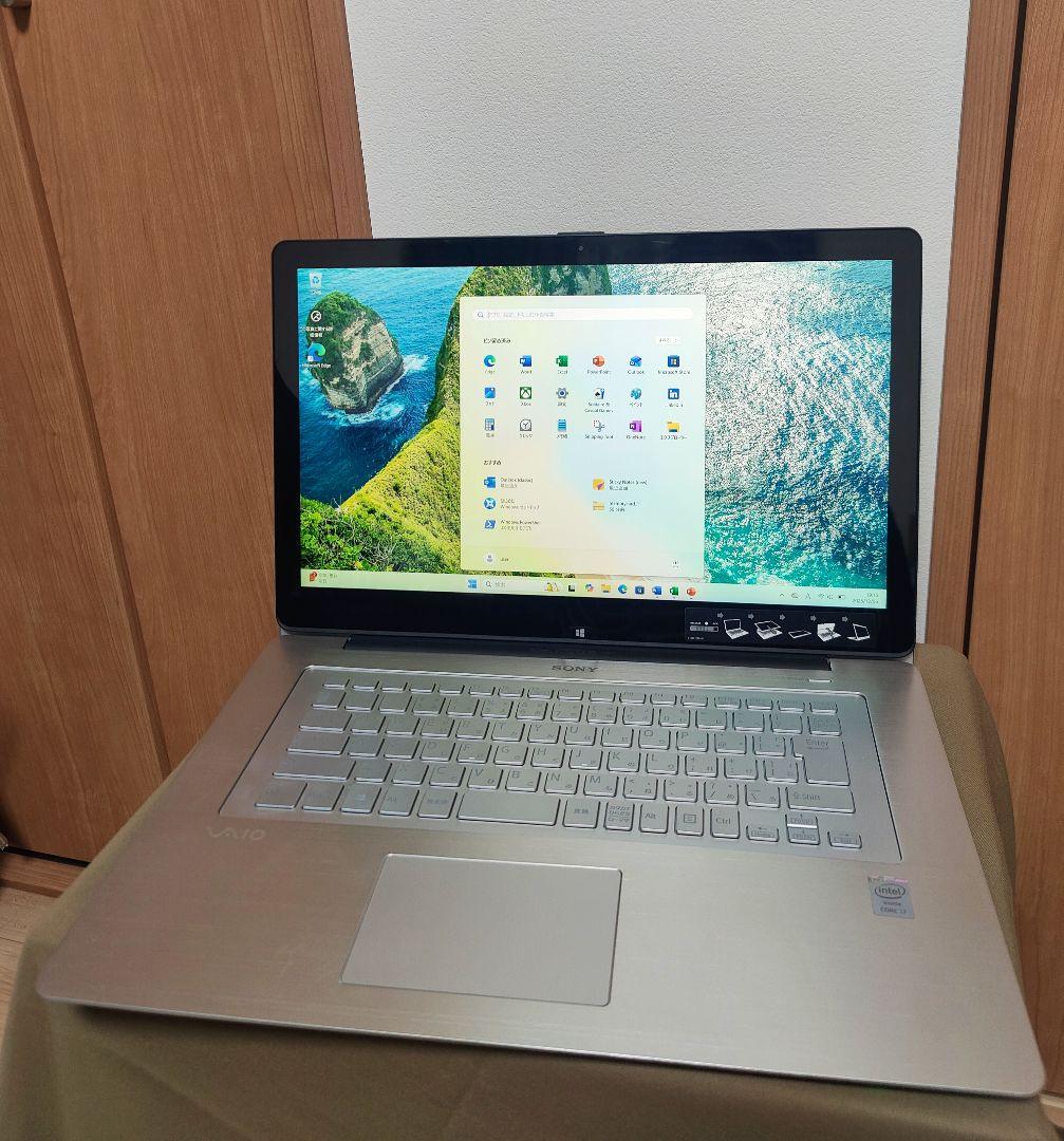 VAIO✨️15.6✨️ノート✨️i7✨️SSD新品✨️タッチ機能 Office