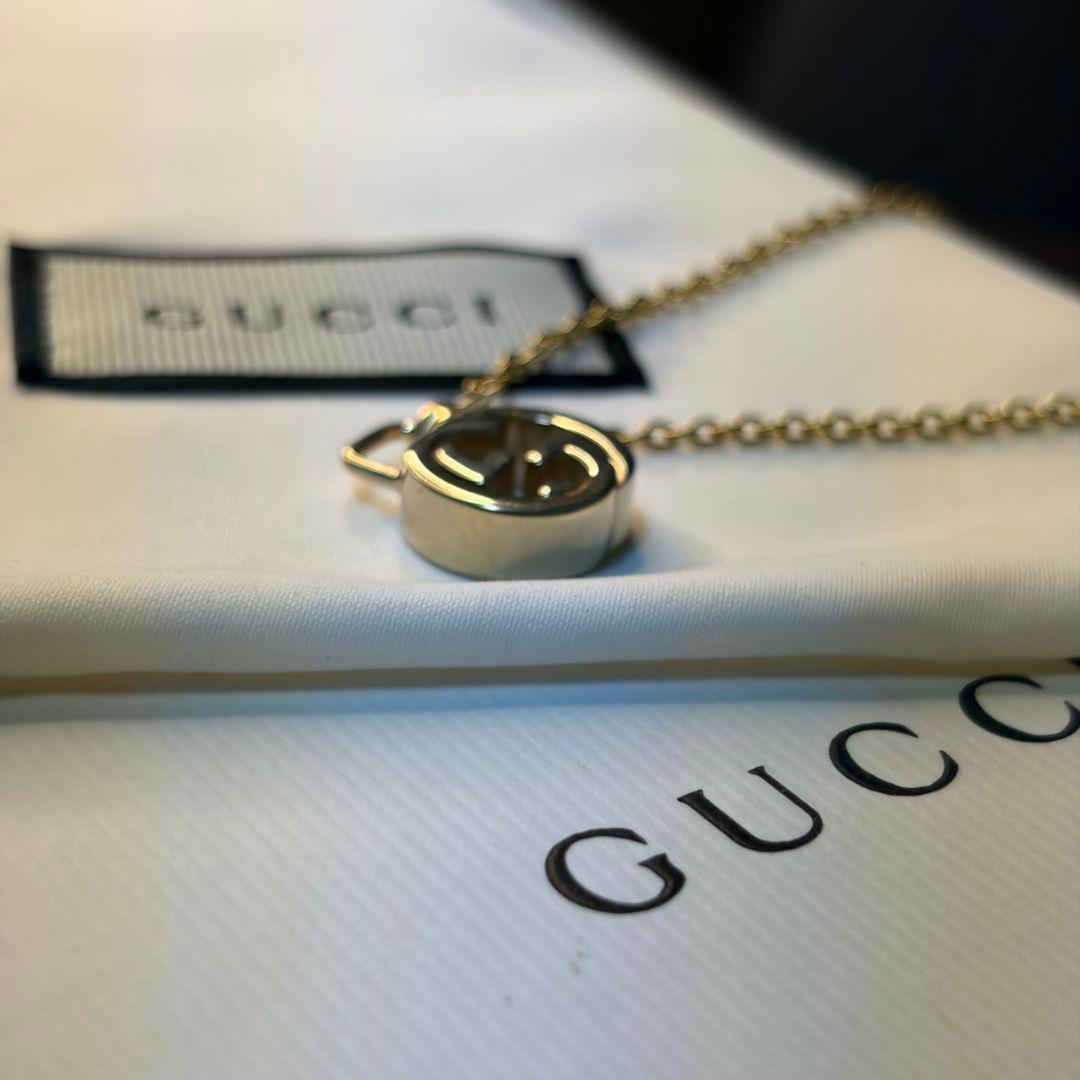 【美品】GUCCI グッチ チャーム&ネックレス ゴールド