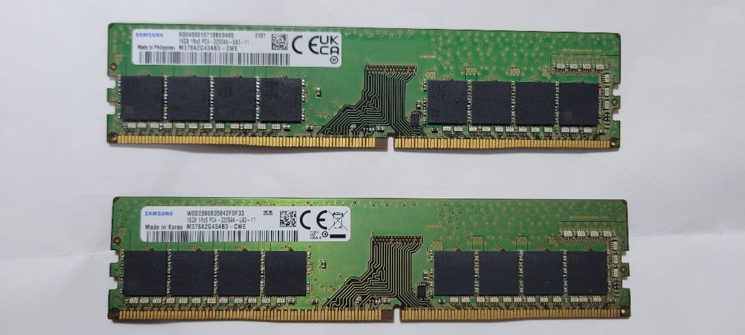 SAMSUNG DDR4 3200 メモリ 32GB