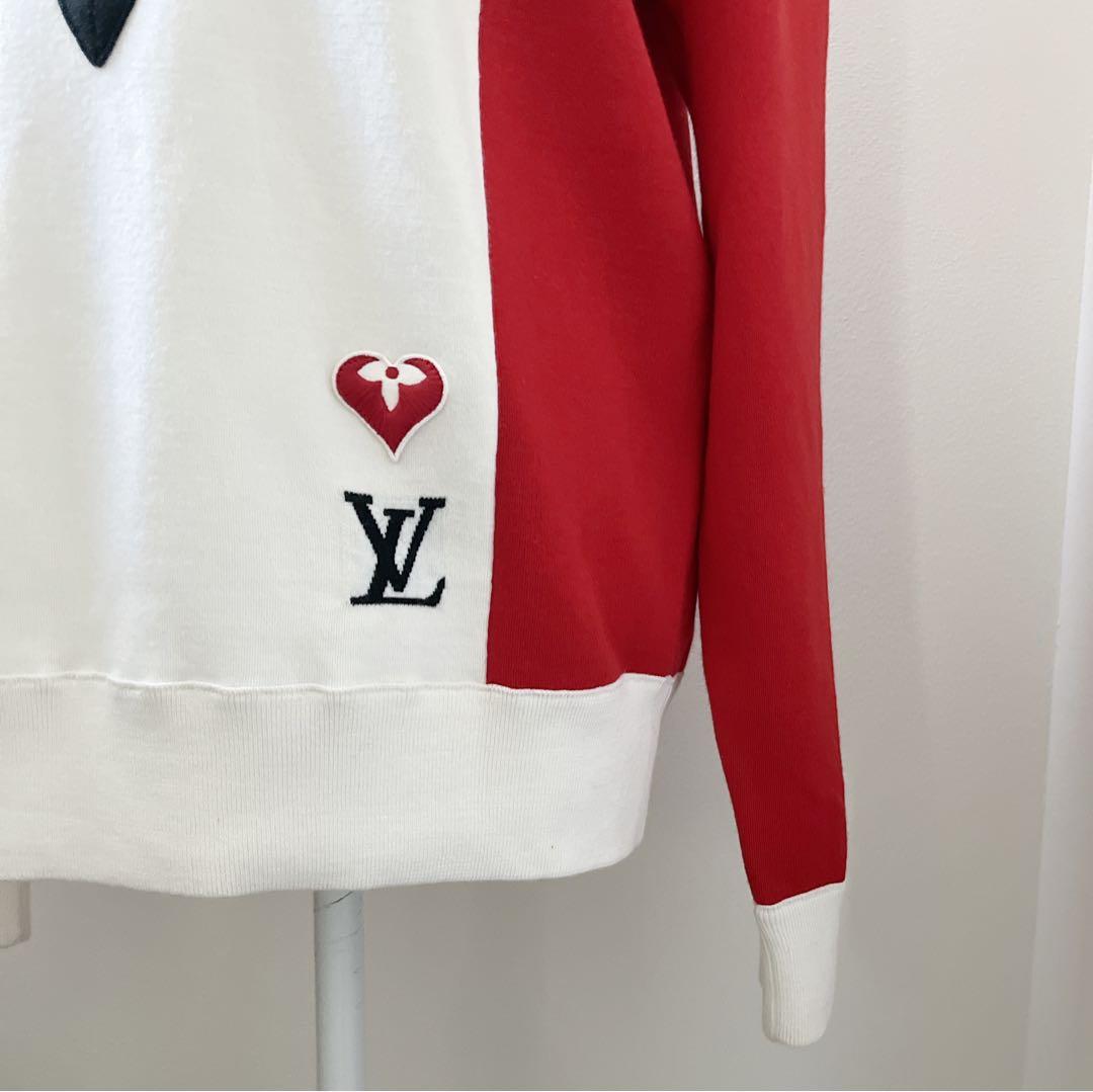 ルイヴィトン オールドスクール　カラーブロックセーター　レディース　XL