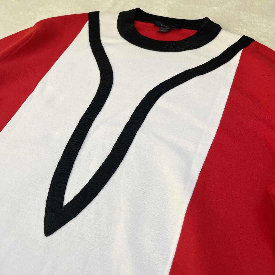 ルイヴィトン オールドスクール　カラーブロックセーター　レディース　XL