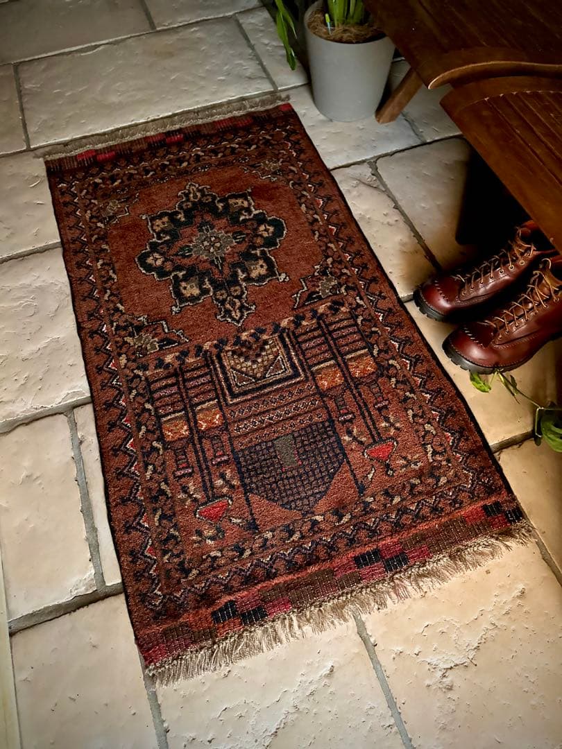 トライバルラグ　ヴィンテージラグ　アフガンラグ　トルクメン　プリミティブアート