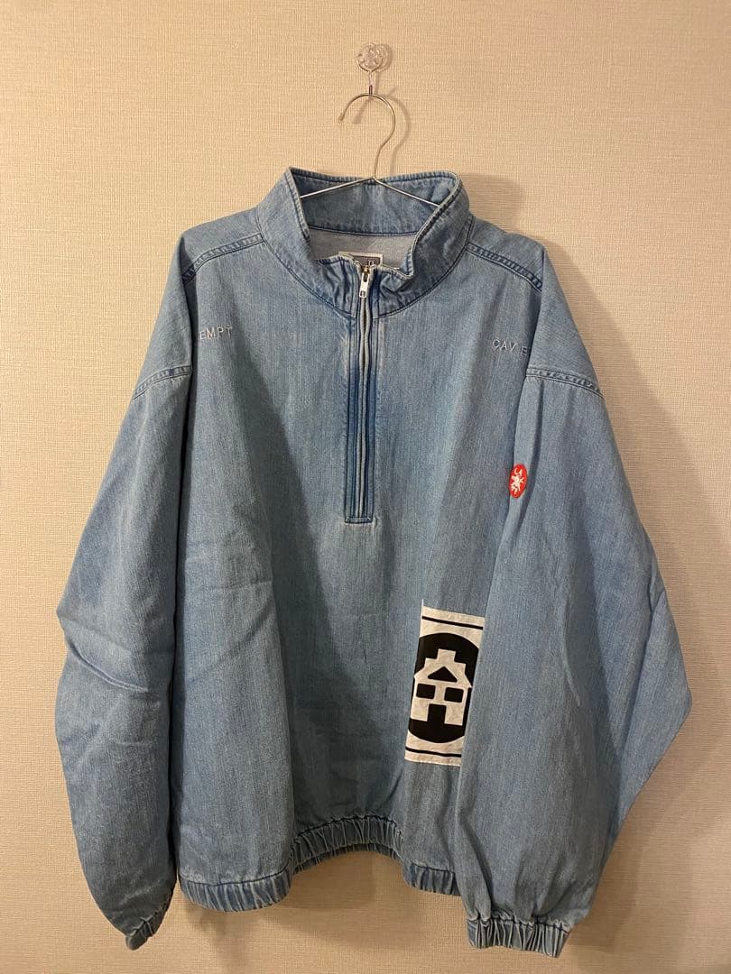CAV EMPT デニムブルー ハーフジップ