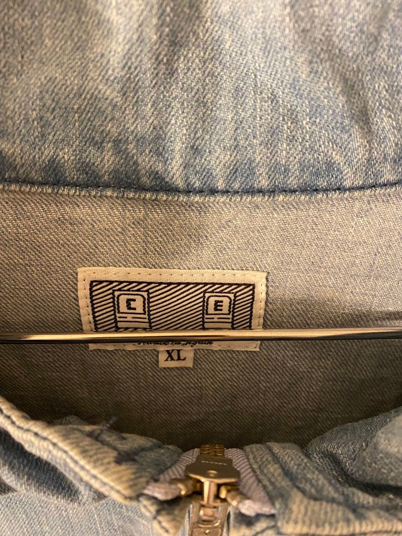 CAV EMPT デニムブルー ハーフジップ