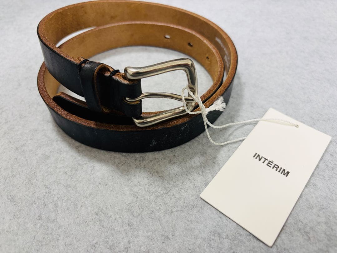 INTERIM インテリム　オークバークレザーベルト　25mm