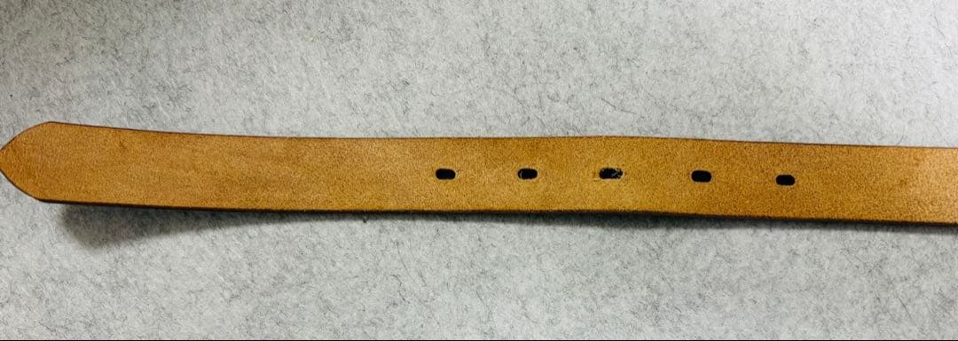 INTERIM インテリム　オークバークレザーベルト　25mm