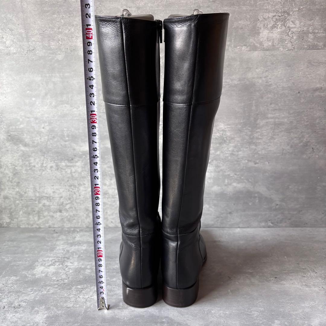 【極美品】UNITED ARROWS ロングブーツ　レザー　裏張り　Vibram