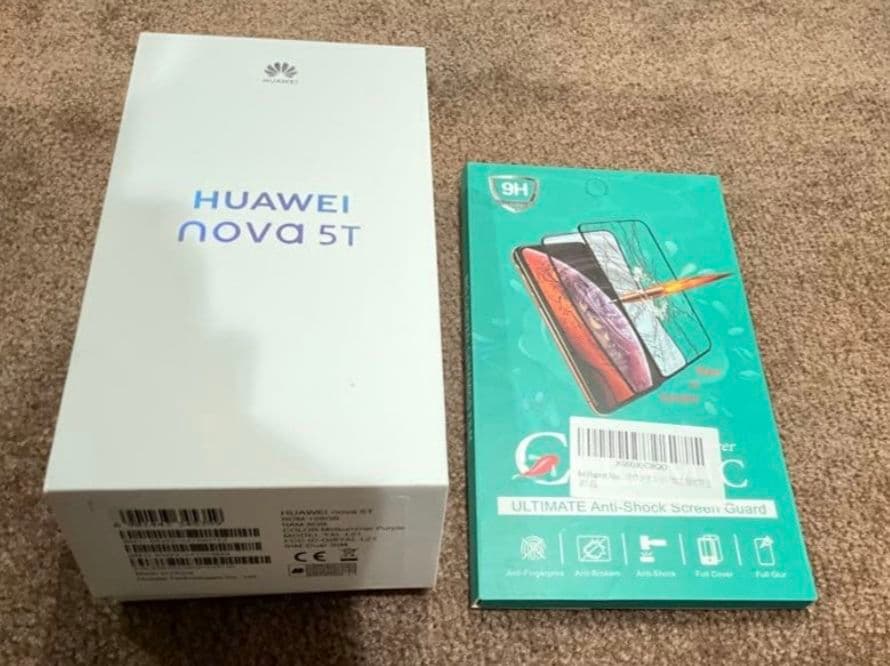 HUAWEI NOVA 5T パープル　8GB/128GB クアッドSIMフリー
