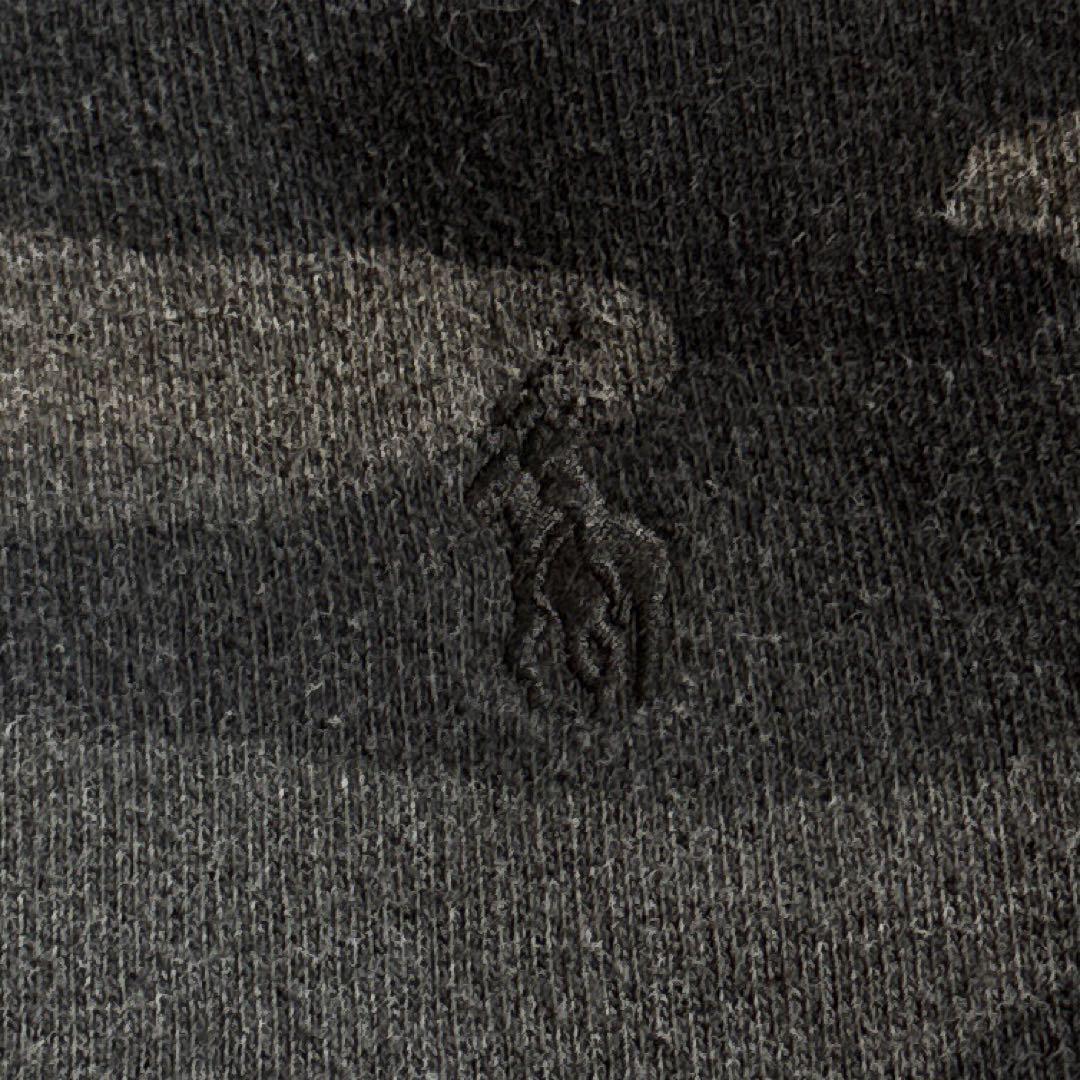 l*m様 ポロラルフローレン 迷彩 カモフラ スウェット L ポニー刺繍 Vガゼ