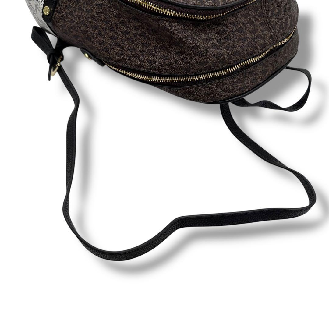 【良品】MICHAEL KORS マイケルコース リュック PVC バイカラー