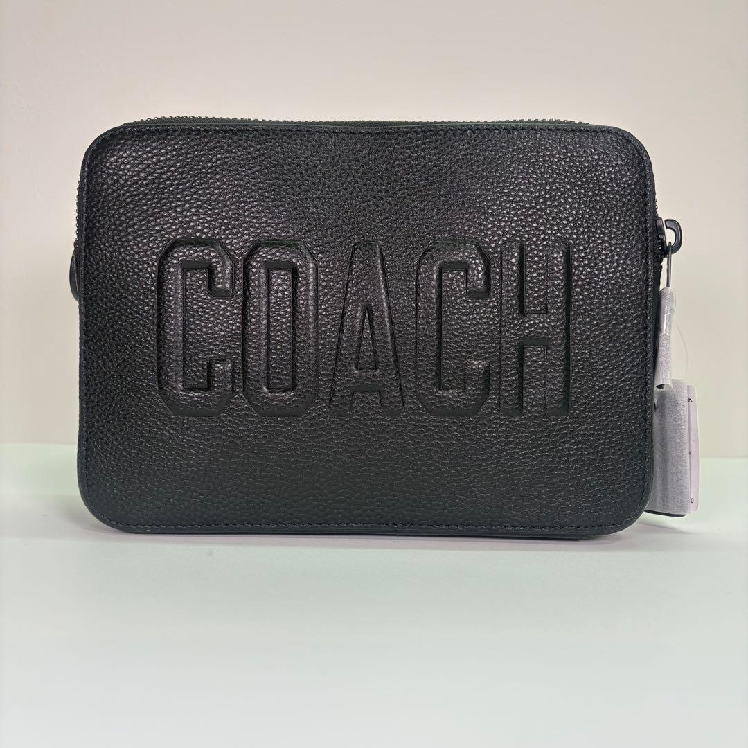 【COACH】 タグ有り チャーター クロスボディ バッグ 24 ブラック