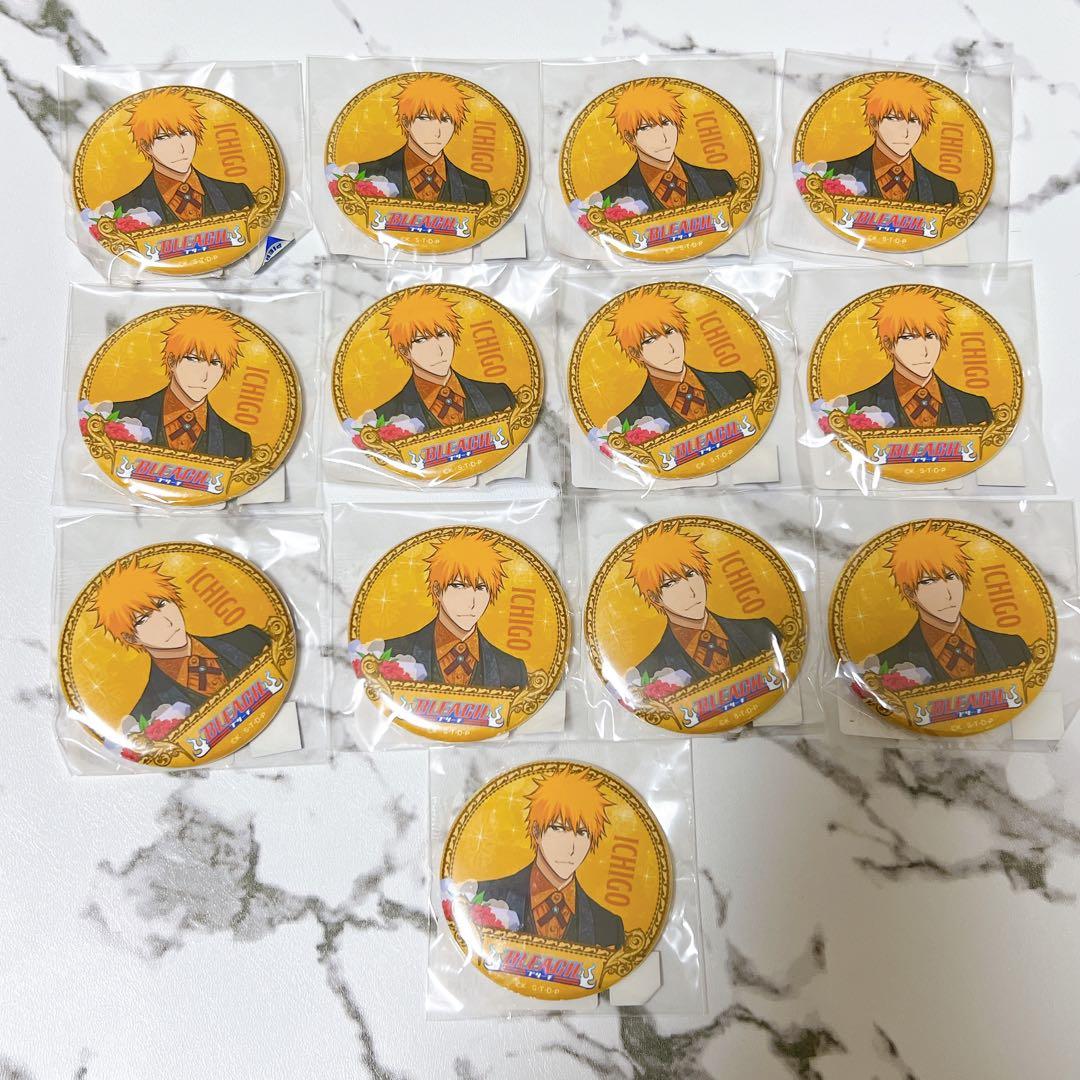 BLEACH webくじ第4弾 黒崎一護 缶バッジ 13個