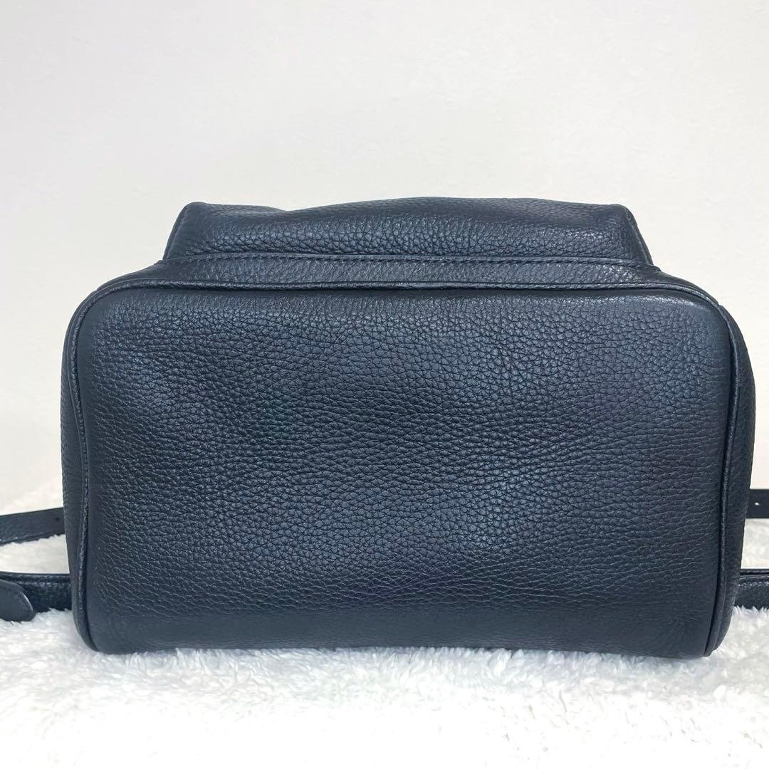 kate spade ケイトスペード レザー リュック ブラック ロゴ金具