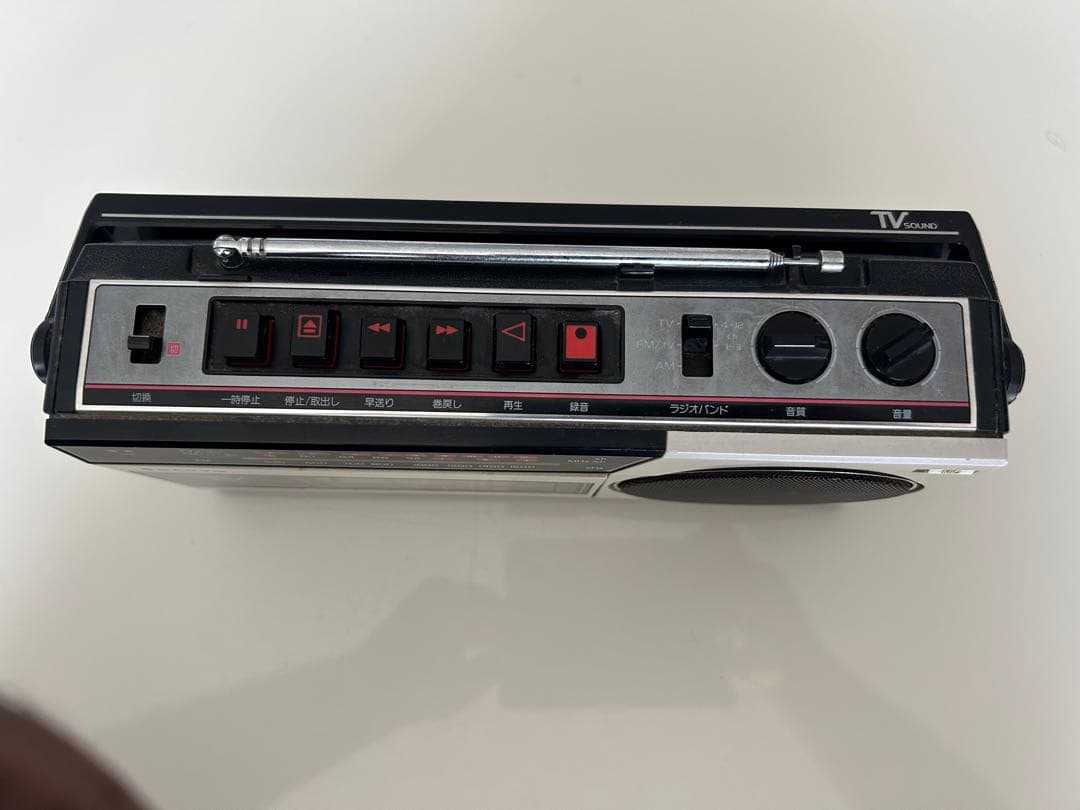 SANYO とnational ラジカセ　２台セットジャンク