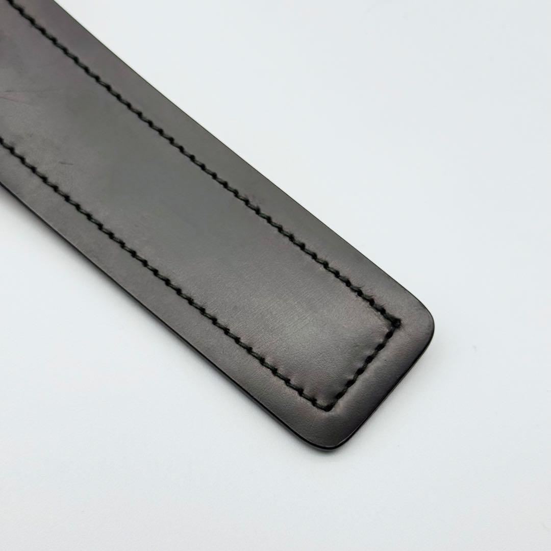 ✨良品✨フェラガモ ベルト ガンチーニ 紳士 本革 シルバー金具 ビジネス