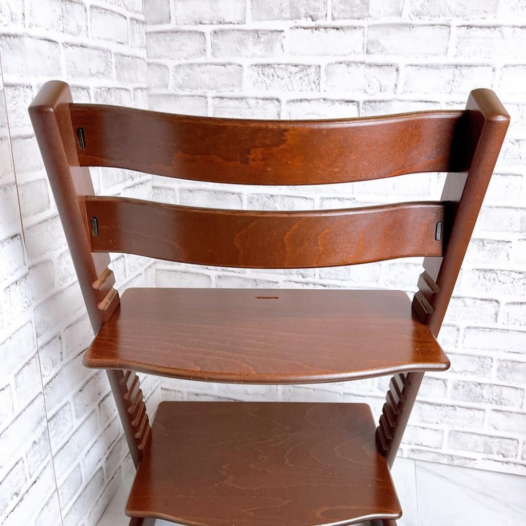 ベビーチェア　 子供椅子 キッズチェア 木製　ブラウン②