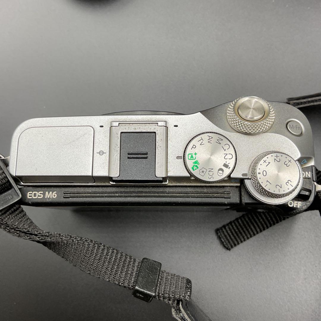 E1580 Canon EOS M6 EF-M15-45 レンズキット