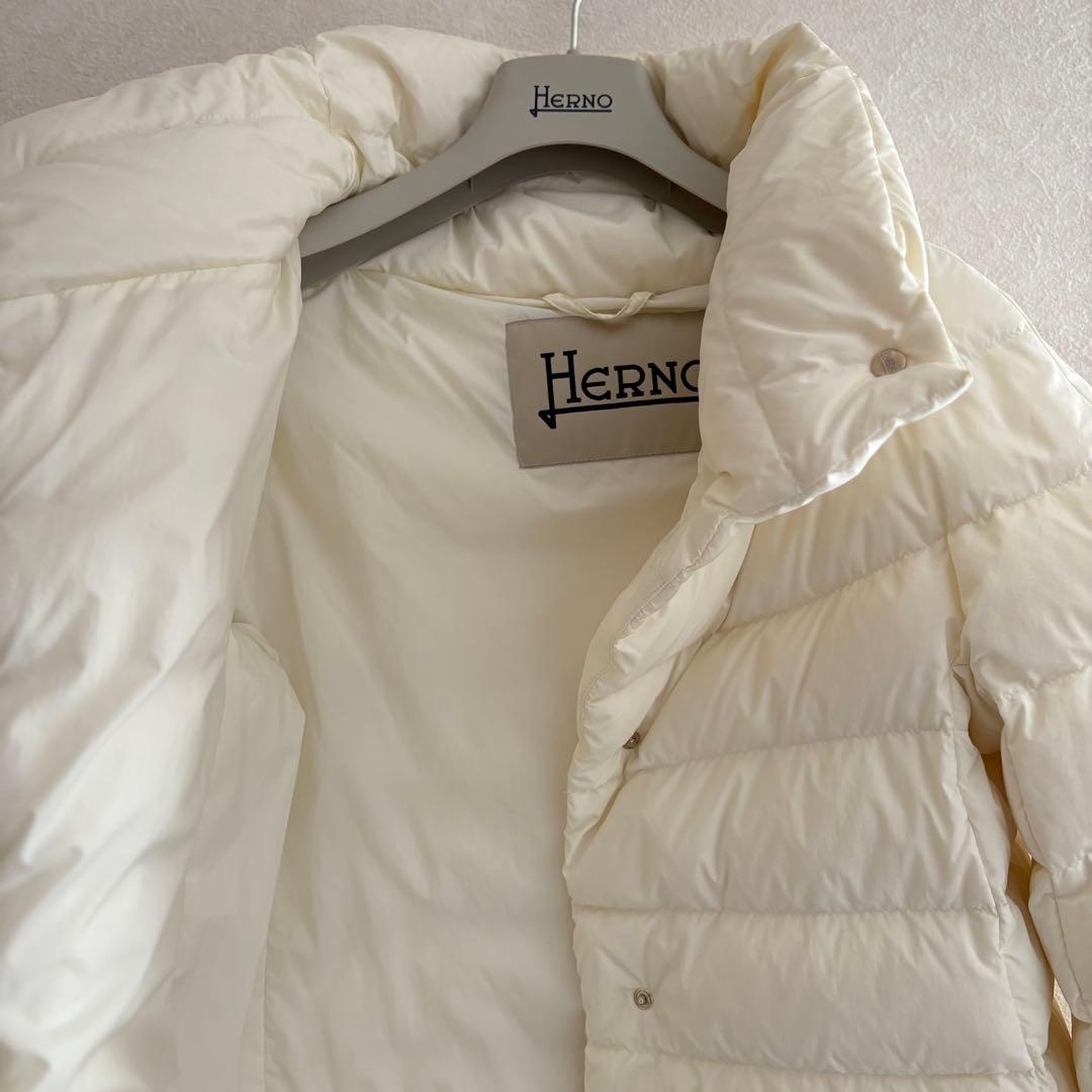 ヘルノ　ダウン　ジャケット　レディース　ホワイト