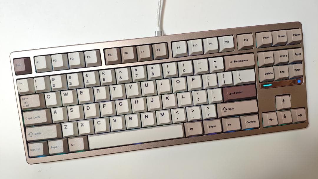 キーボード TickType Evoworks Evo80 Azure+FR4