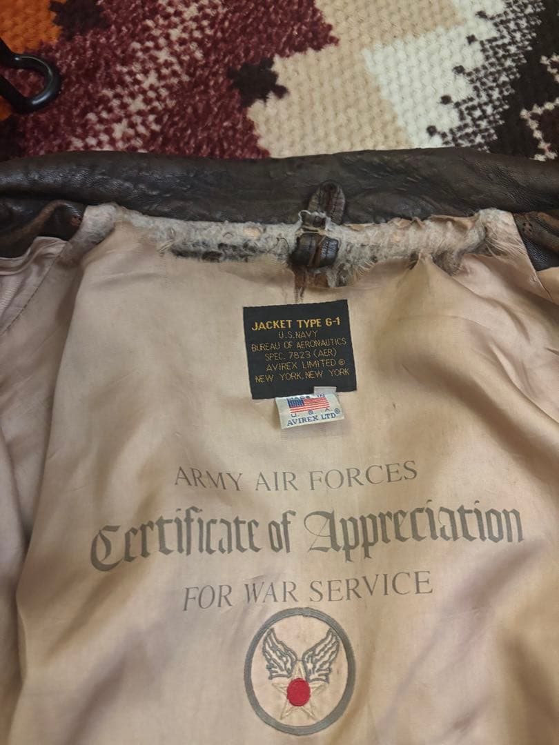 【希少品】90's AVIREX G-1 フライトジャケット USA製