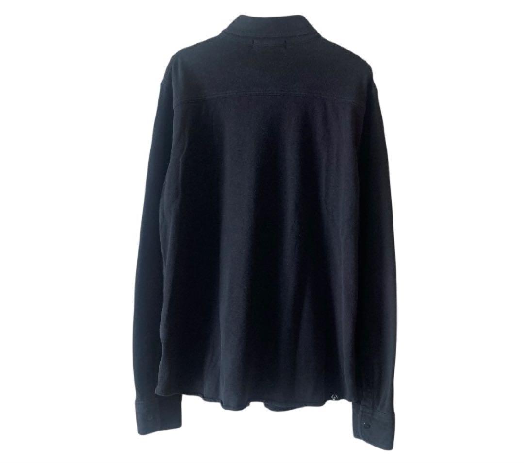 希少‼︎ HYSTERIC GLAMOUR 長袖シャツ ブラック L ロゴ刺繍