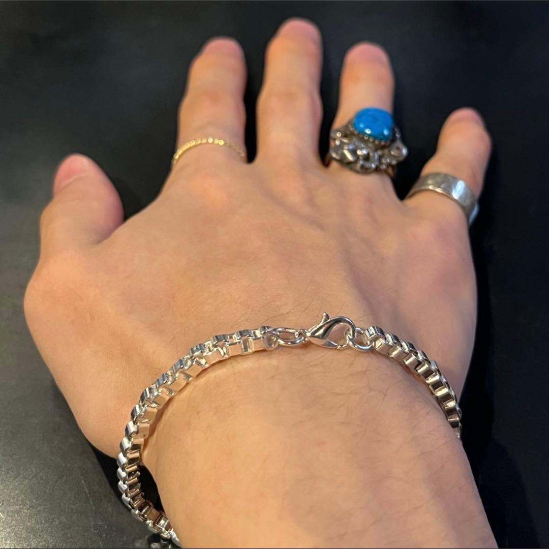 SILVER925 CHAIN ID BRACELET/シルバー/ブレスレット