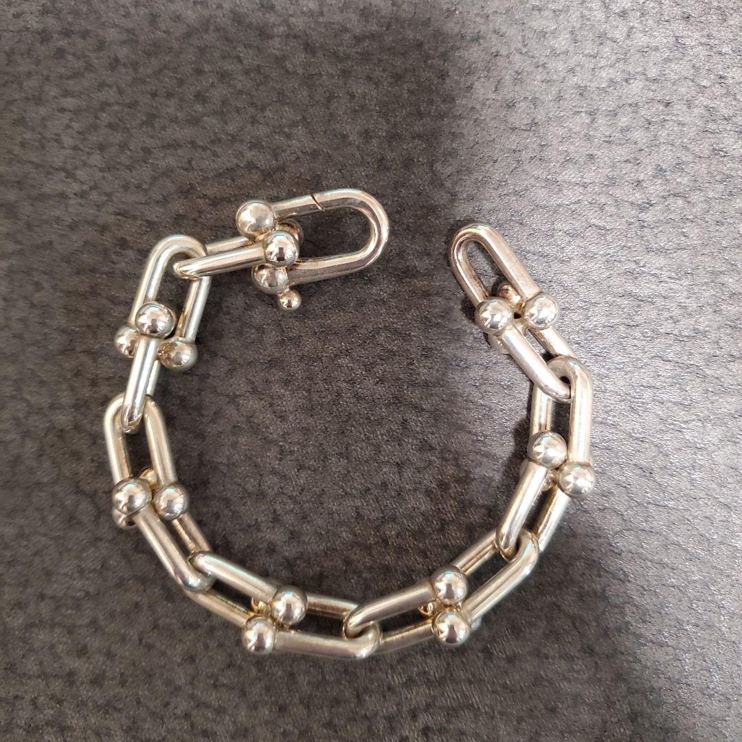 Tiffany & Co. ハードウェア ラージ リンク ブレスレット 14コマ
