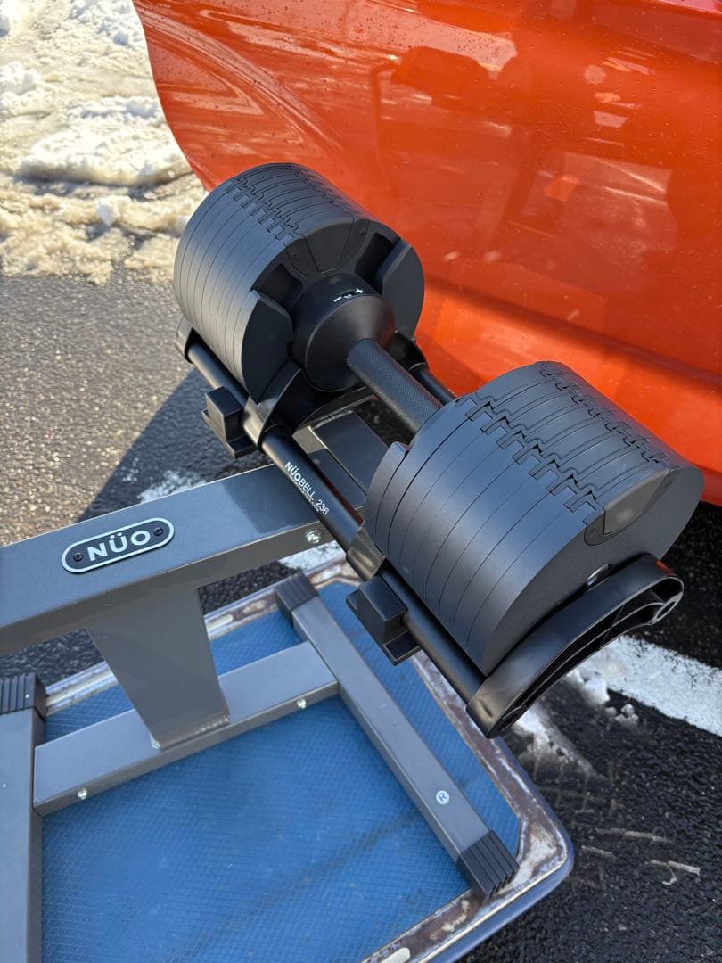 NÜO 可変式ダンベル 専用スタンド付き　36kg