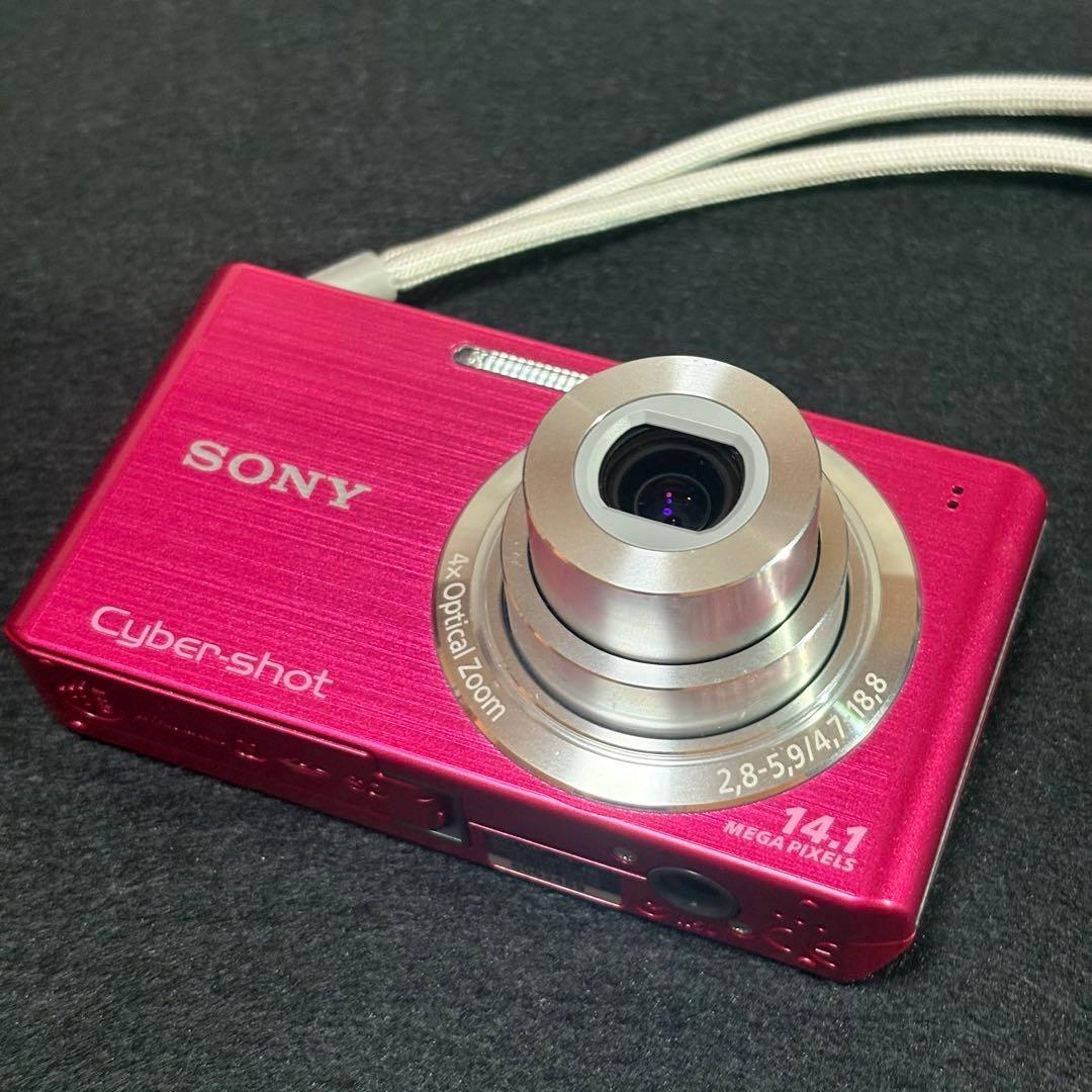 【美品】SONY cyber-shot DSC-W610 ピンク デジタルカメラ