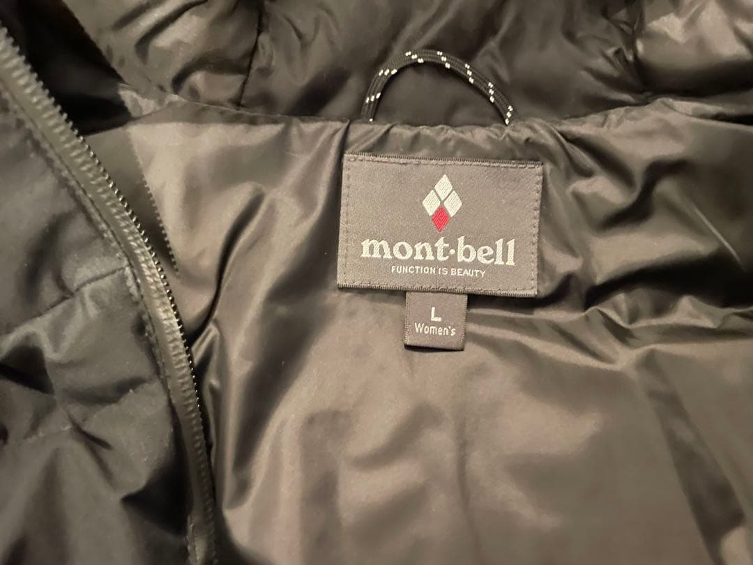 mont-bell レディース L ブラック ダウンジャケット