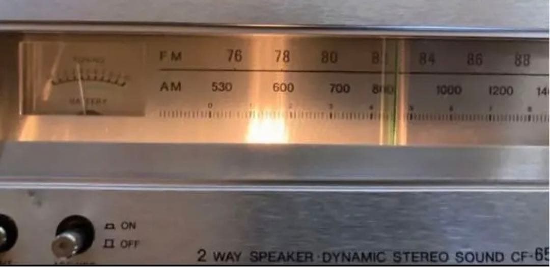 Sony CF-6500 カセットラジカ　初代ジルバップ