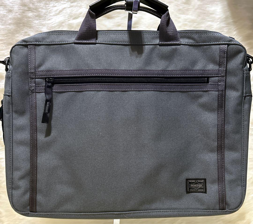 PORTER ポーター CLIP 2WAY ビジネスバッグ グレー A4可