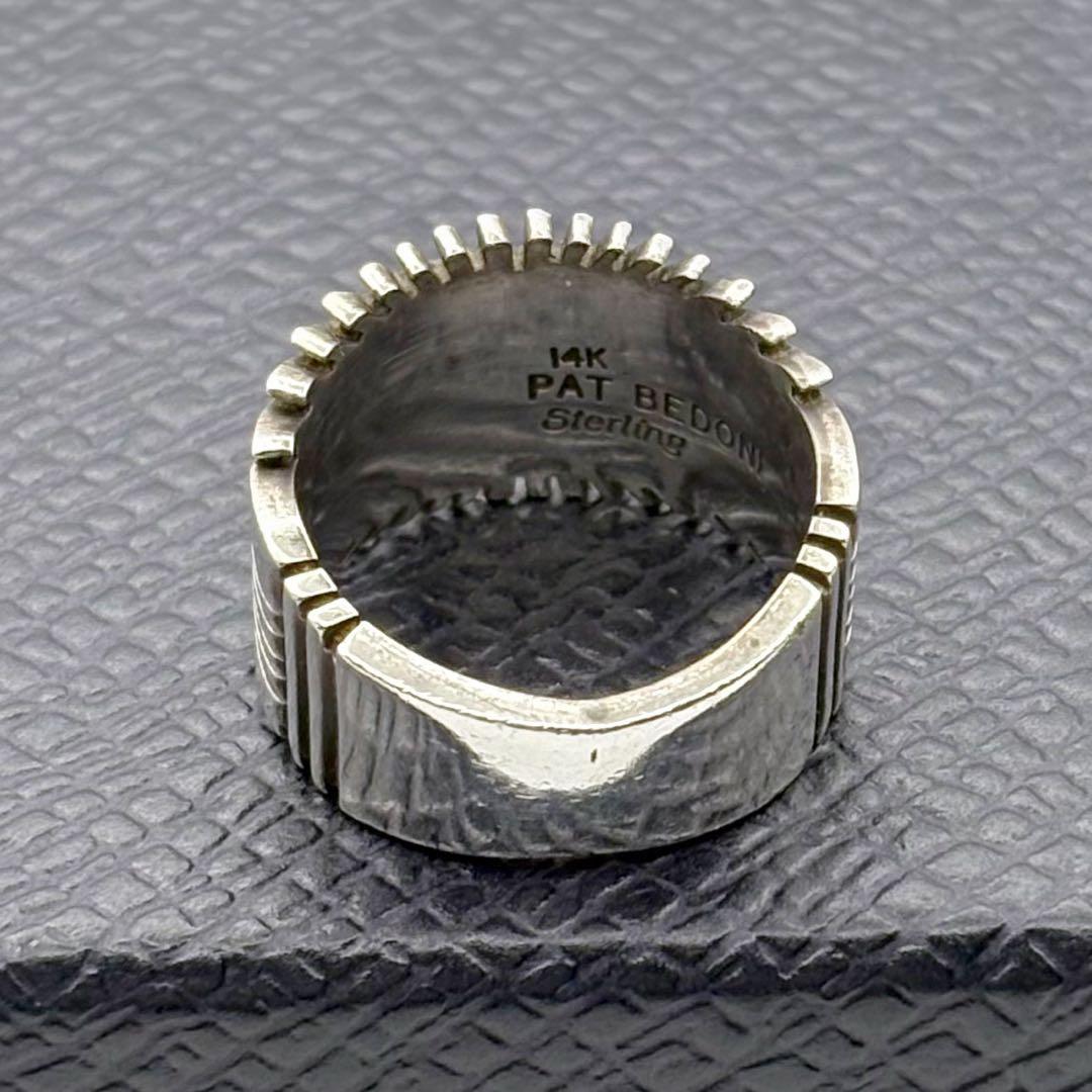 パットベドニー サンバースト リング 14K 11号 ナバホ 希少 美品