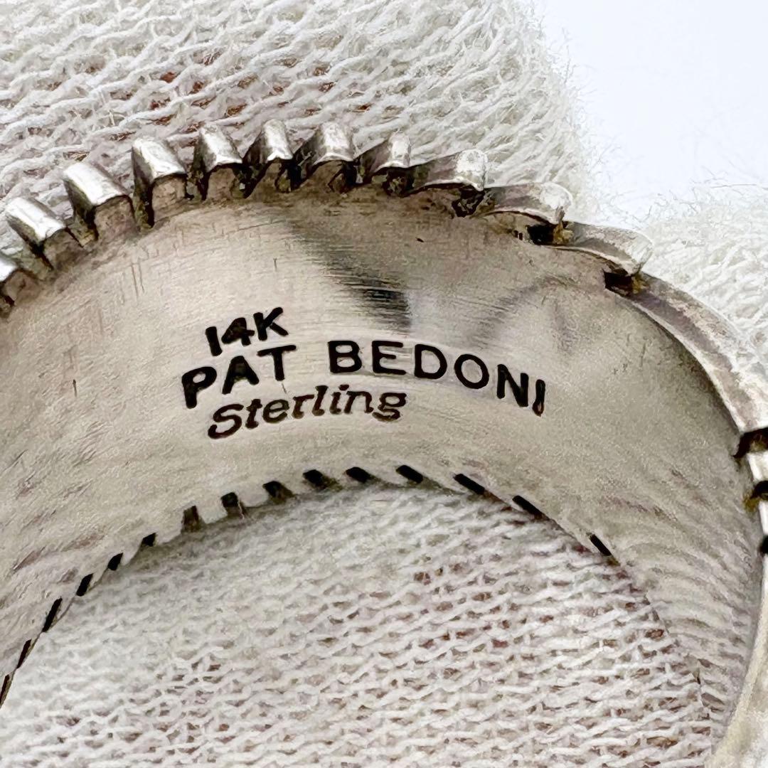 パットベドニー サンバースト リング 14K 11号 ナバホ 希少 美品
