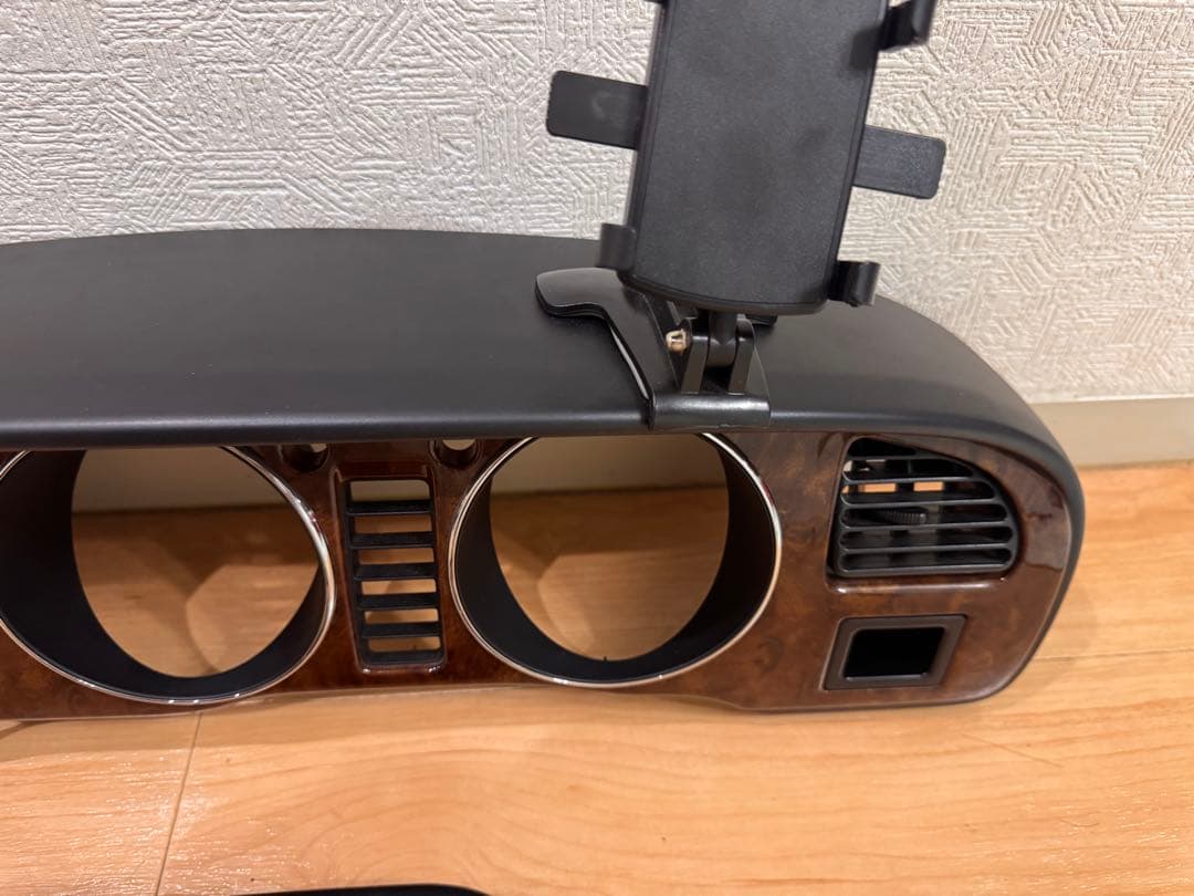 ダイハツ　ミラジーノL700S オーディオパネル　スピードメーターパネル ウッド