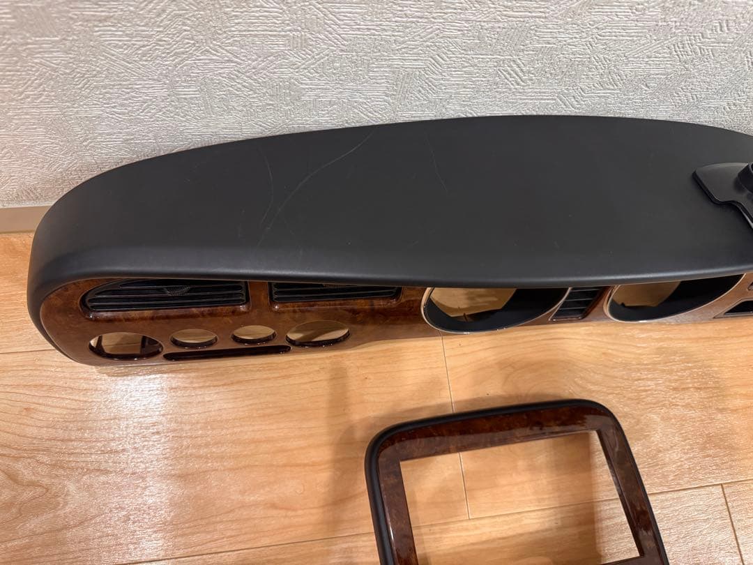 ダイハツ　ミラジーノL700S オーディオパネル　スピードメーターパネル ウッド