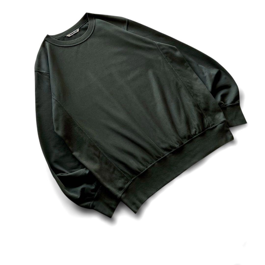 トップス AURALEE SUPER HIGH GAUGE SWEAT BIG P/O