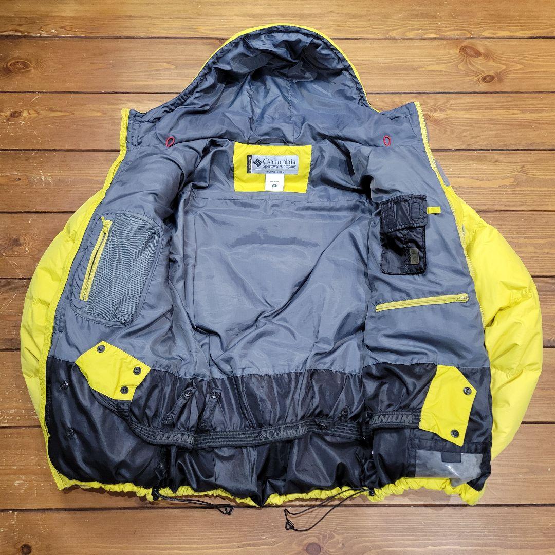 【今季大注目】90s コロンビア TITANIUM キルティング ダウン M