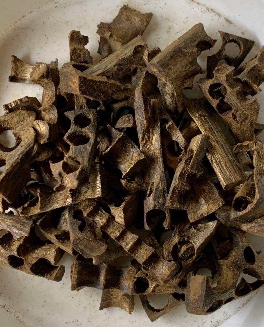 極上緑油伽羅 沈香原木 香木 重さ:50g