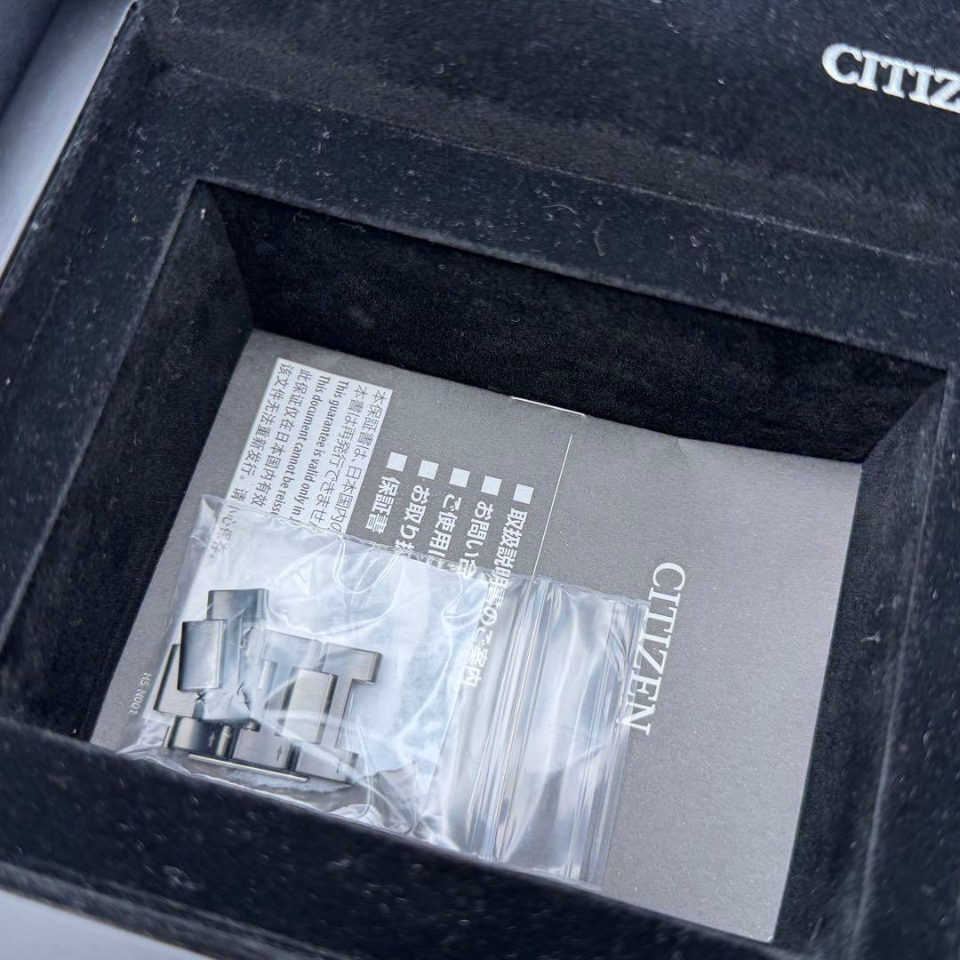 【極美品】シチズン　アテッサ　CC4055-65E 箱保付　チタン　ブラック