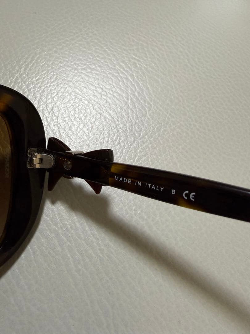 CHANEL サングラス　リボン　ブラウン