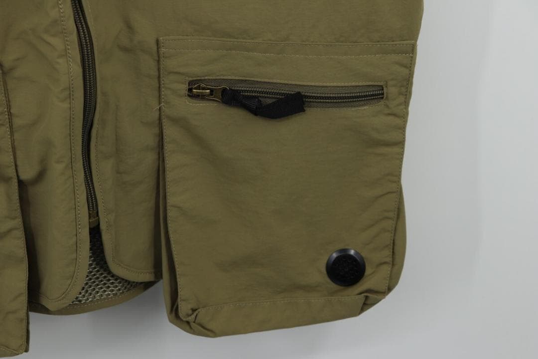 フリーサイズ新品海外非売 キヤノン キャノン CANON メッシュベスト カーキ