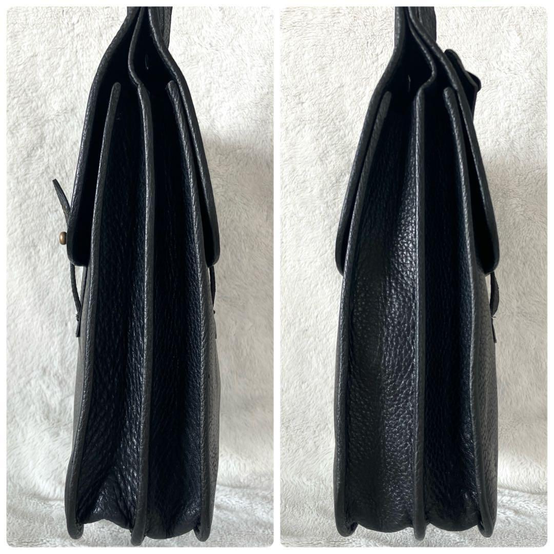 ポロラルフローレン シボレザー トート ビジネスバッグ ブラック